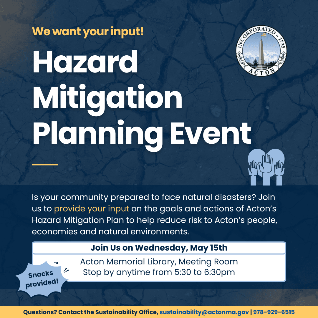 Hazard Mitigation Planning Event Social Graphic