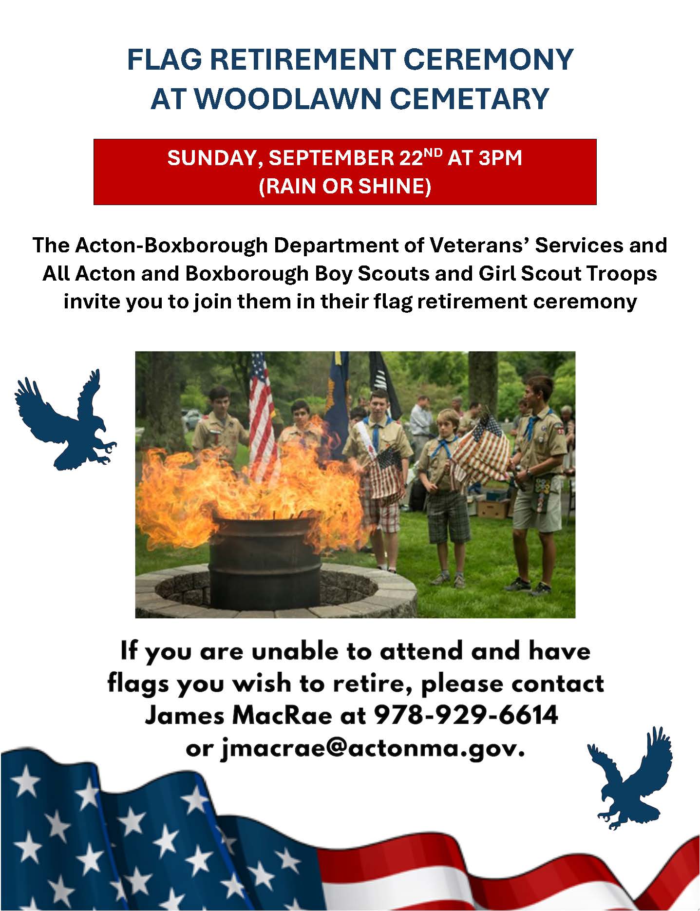 Woodlawn Flag Retirement 22 Sep 2024