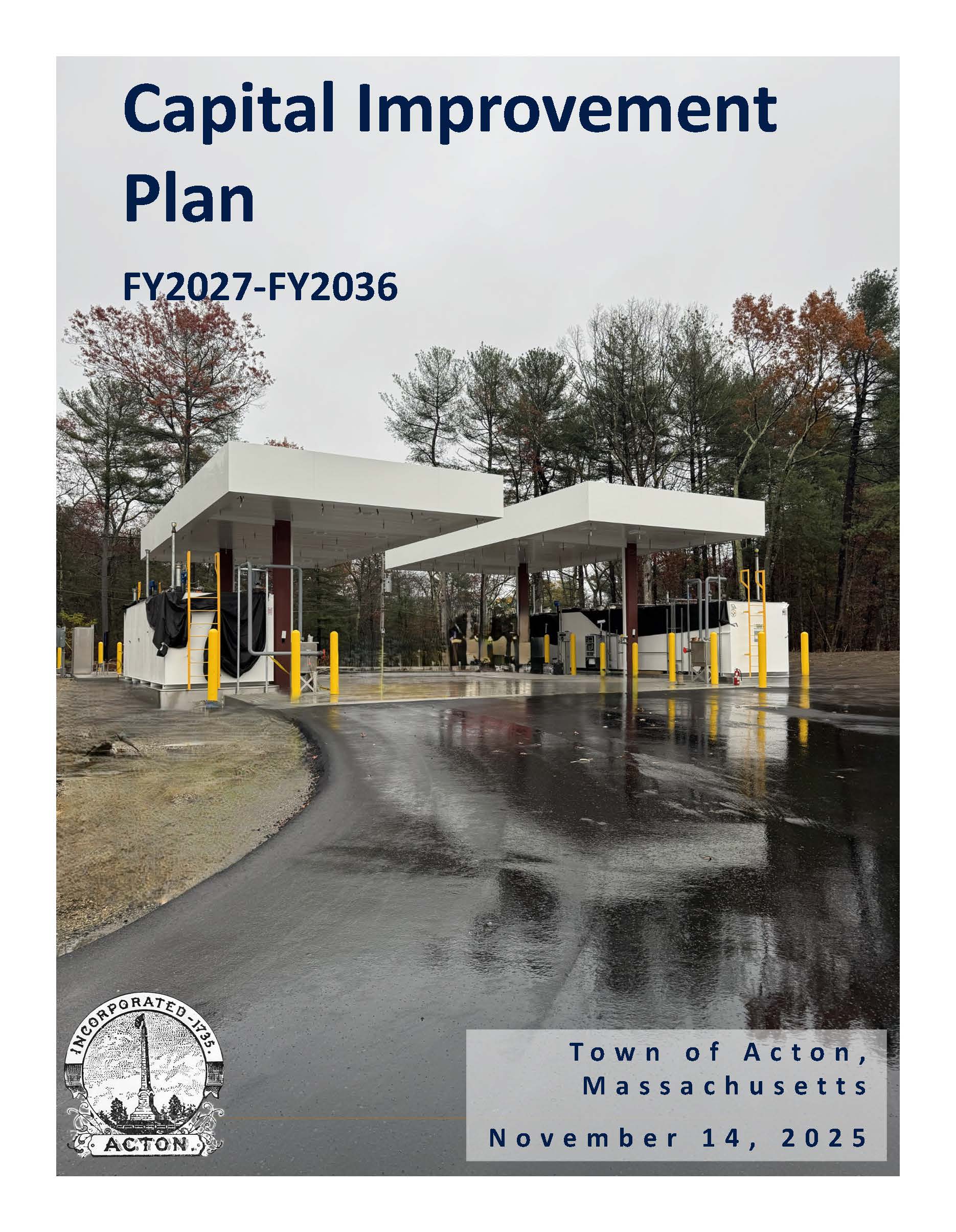 FY2027-2036 Capital Improvement Plan Cover